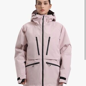 Women's Light Pink Ski Jacket
